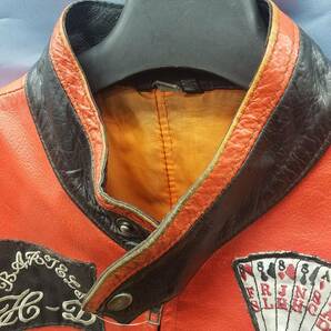 ハーレーダビッドソン ＆ マルボロマン Harley-Davidson & Marlboro Man ライダース レザー ジャケット Mサイズ ミッキーロークの画像9