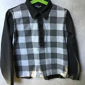 used 子供服 / 「 コムサイズム COMME CA ISM チェック 110cm 長袖シャツ / 男の子 / 綿100% / used 子供服