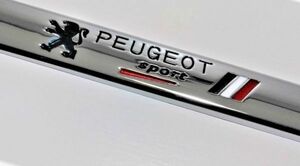 【送料無料】プジョー Peugeot Sports PREMIUM リア サイド エンブレム 1個 108 208 2008 308 3008 4008 508 5008 PEUGEOT RIFTER プジョー