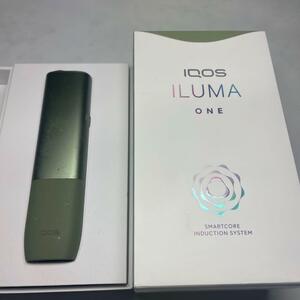 01.287 売り切り！通電◎iQOS イルマワン モスグリーン 本体 