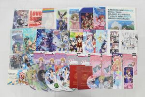 P00】アイドルマスター アイマス ラブライブ 他 うちわ ノート 等 まとめ大量グッズセット品