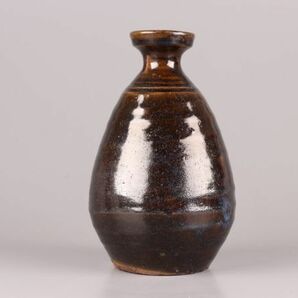 古美術 朝鮮古陶磁器 李朝 飴釉 徳利 時代物 極上品 初だし品 C5254の画像4