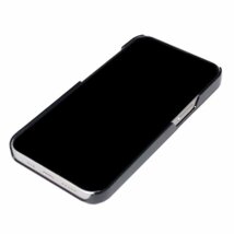 iPhone 14 Pro Max アイフォン アイホン 14 プロ マックス シンプル 無地 光沢 プラスチックハード ケース カバー ブラック 黒色_画像3