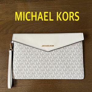  MICHAEL KORS マイケルコース レザー クラッチバッグ セカンドバッグ 未使用