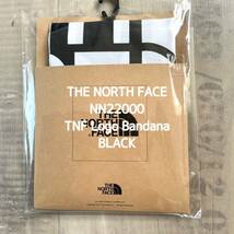 【新品未使用】THE NORTH FACE ザノースフェイス TNF ロゴバンダナ キャンプ スポーツ ユニセックス ブラック 黒_画像1