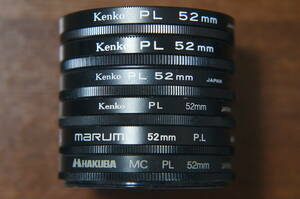 [52mm] Kenko marumi HAKUBA (MC) PL 偏光フィルター 380円/枚