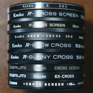 [58mm] Kenko marumi Canon R-CROSS SCREEN等 クロスフィルター 480円/枚の画像1