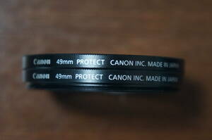 [49mm] Canon PROTECT 保護フィルター 1480円/枚 最後の1枚