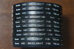 [72mm] Kenko MC SKYLIGHT 1B 保護フィルター 外観悪い 280円/枚