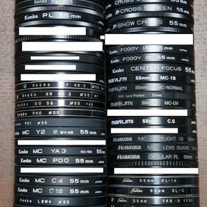 [55mm] Kenko marumi等 UVカット PL等 中古実用フィルター 280円/枚の画像1