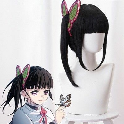 鬼滅の刃 ウィッグ コスプレ栗花落カナヲ 胡蝶しのぶ かつら コスプレ ウィッグ かつら アニメ