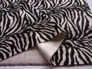 * seal cloth! Zebra ( white × black )! zebra pattern!150×50*[NE2130-A]