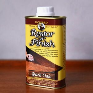 IZ39617I* free shipping America HOWARD restore finish dark oak 236mI 8oz woodworking furniture painting repair agent Restor-A-Finish Howard 