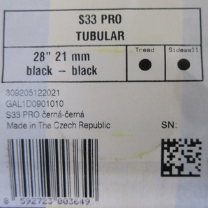 TUFO S33 PRO チューブラータイヤ 700×21C ブラック 2本セットの画像5
