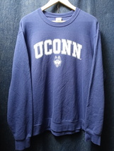 ビッグ サイズ シルエット アメリカ 古着 卸 UCONN カレッジ プリント 長袖 メンズ スウェット / スエット / 15 SALE セール_画像2