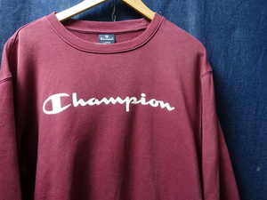 ビッグ サイズ シルエット アメリカ 古着 卸 チャンピオン ロゴ プリント 長袖 メンズ スウェット L / CHAMPION スエット / 2 sale セール