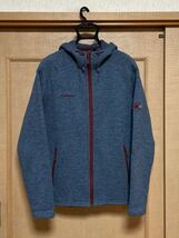 【美品】マムート フリース パーカー Polar Hooded ML Jacket asia L_画像1