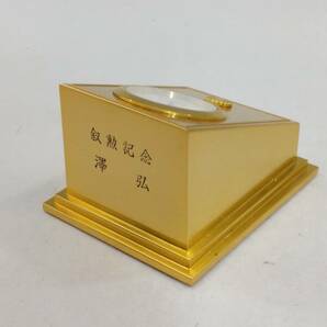 0313-0007  中古☆菊紋 皇室 時計 ゴールドの画像5