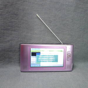 n3710^[ free shipping ] Panasonic SV-ME550 VIERA portable 1 SEG tv Junk pink *Panasonic viera mobile TV