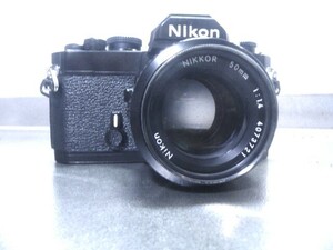 ニコン Nikon FM／ブラックボディ　B2324233・ Ai NIKKOR／ニッコール 50mm 1：1.4　L4073721