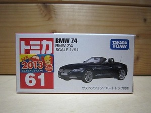 323 絶版・希少 トミカ No 61 ＢＭＷ Ｚ4 2013 ＮＥＷシール付 