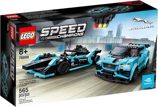 レゴ LEGO スピードチャンピオン フォーミュラE・パナソニック・ジャガーレーシング GEN2 & ジャガー I-PACE eTROPHY 76898 国内正規品