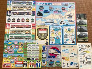 ①③セット　電車シール　11枚set キラあり　電車　シール　JR西日本　非売品　ステッカー　小鉄