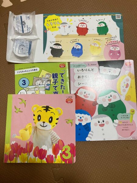 こどもちゃれんじ　ぷち　3月号　ベネッセ　いろりん　しろりん　絵本