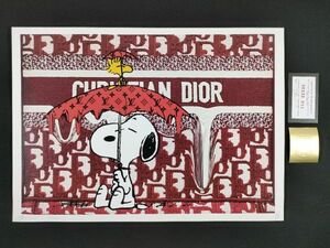  worldwide limitation 100 sheets DEATH NYC art poster 05 Snoopy Woodstock umbrella PEANUTS Peanuts LouisVuitton pop art 