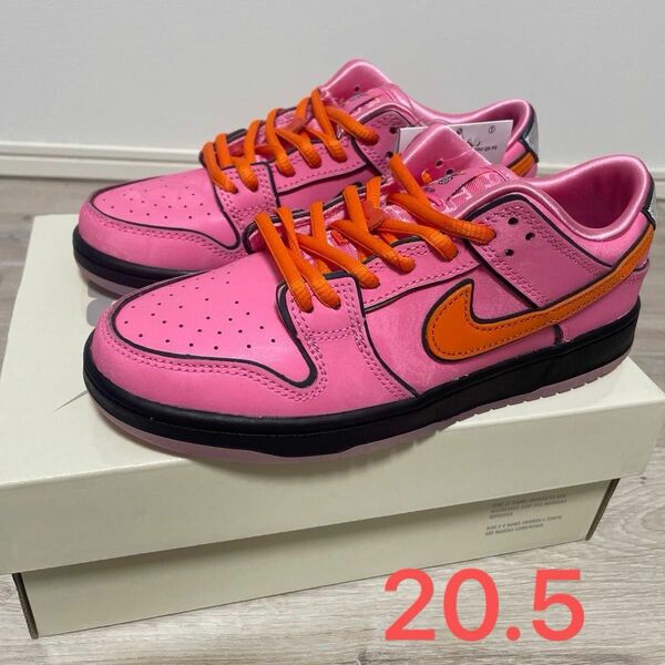 The Powerpuff Girls × Nike SB PS Dunk Low Pro QS "Blossom" 20.5cm