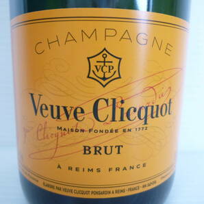 62149◆古酒/未開栓 Veuve Clicquot/ヴーヴクリコ BRUT/ブリュット イエローラベル シャンパン 12% 750ml CHAMPAGNE◆の画像5