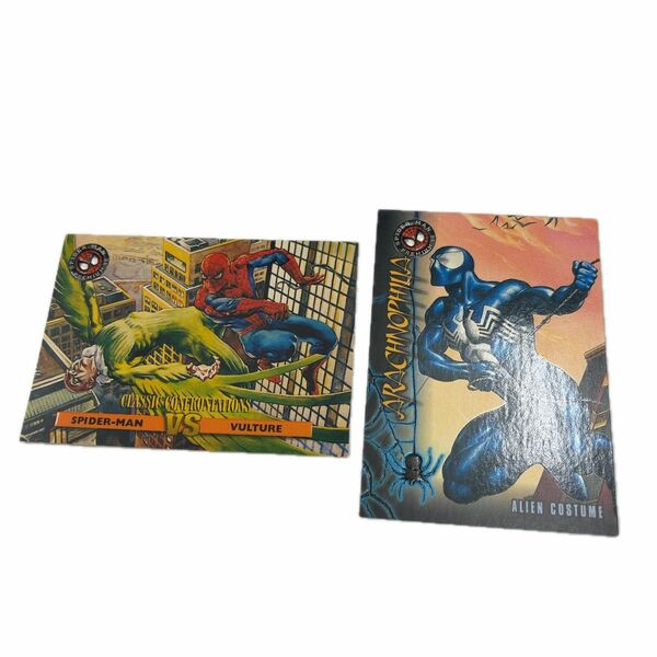 スパイダーマン　カード　2枚セット　アメコミ　マーヴェル