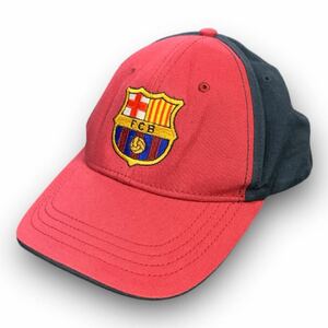 231028BRB119● 00'S FCB CAP サッカー FCバルセロナ キャップ 帽子 スポーツ ツートンキャップ バルセロナ