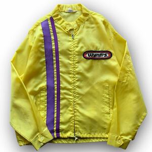 240125YMT12● 1970'S Wynn's Nylon Jacket ビンテージ vintage ヴィンテージ ワッペン ナイロン ビンテージレーシングジャケット