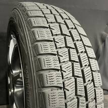 格安★ バリ山★ 165/70R14 ダンロップ WM01 スタッドレス ４本セット　5.5J ＋38 4穴PCD100アクア ヴィッツ パッソ マーチ ブーン デミオ_画像8