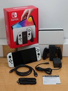 ■【中古】任天堂◆ニンテンドースイッチ 有機ELモデル 本体◆Nintendo Switch Joy-Con(L)/(R) ホワイト◆ -31-