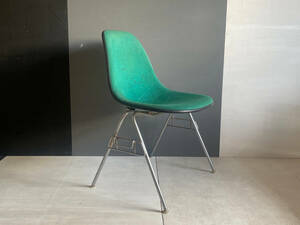 [7661D] Herman Miller Side shell chair FRP старт  King основа Eames Charles Ray Eames Vintage боковой ракушка стул narrow 