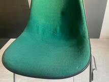 [7661E] Herman Miller Side shell chair FRP スタッキング ベース イームズ Charles Ray Eames ヴィンテージ サイドシェルチェア ナロー_画像10