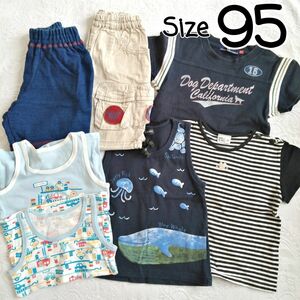 男の子 95cm セット ② インナータンクトップ 半袖Tシャツ タンクトップ ハーフパンツ 夏 まとめ売り