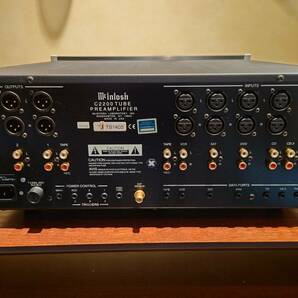 McIntosh マッキントッシュ 管球式プリアンプ C2200 正規輸入品の画像4