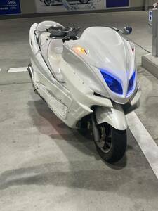 マジェスティ250C 白マジェ　カスタム　ローダウン　不動