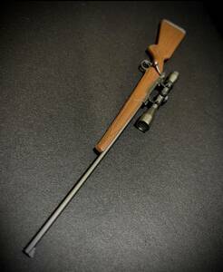 【値上げ予定】模型 1/6 スケール 男性 女性 フィギュア用 装備 部品 装備品 銃 ライフル レミントン Remington M700 スコープ付 (未使用