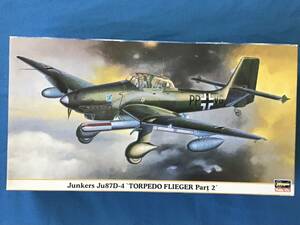 ■送料350円～ 1/48 ハセガワ ユンカース Ju87D-4 雷撃機型