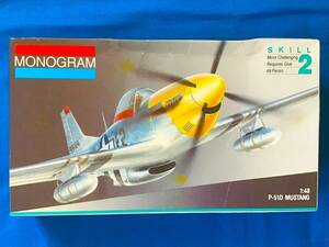 ■即決■送料300円～ 1/48 モノグラム ノースアメリカン P-51D マスタング アーバン L.ドリュー中尉 E2-D ‘DETROIT Miss’