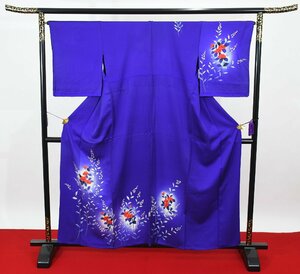 附下訪問着 披露宴 花 単衣 身丈152cm 裄丈66cm ★着物 パーティー t‐1730 桜庭呉服店