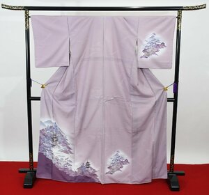 附下訪問着 披露宴 老松 風景 身丈161cm 裄丈67cm ★着物 パーティー t‐1739 桜庭呉服店