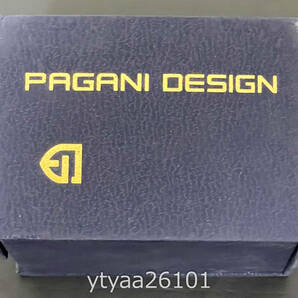 【腕時計 未使用 新品】PAGANI DESIGN 自動巻き エクスプローラーⅡ オマージュ PD-1693 42mm メンズ 自動巻 GMT 黒文字盤 オレンジ針の画像4