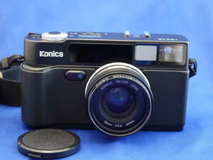 【良品】Konica HEXAR 35mm f2.0 ブラック コニカ ヘキサー コンパクトフィルムカメラ ◆機能拡張済み◆ 