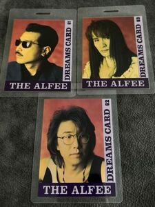 DREAMS CARD THE ALFEE 3枚セットF