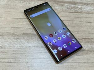 docomo SIMロック解除済 arrows 128GB NX9 F-52A ゴールド